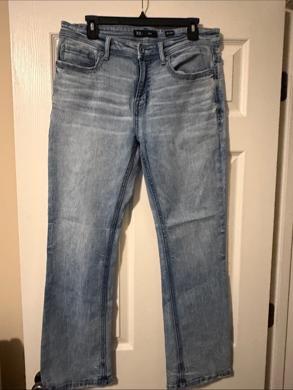 BKE Light Blue Men's Straight Jeans